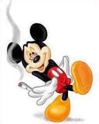 Photo: Mickey Mouse stoned